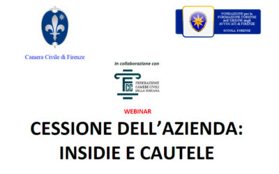 Webinar | Cessione dell’Azienda: insidie e cautele