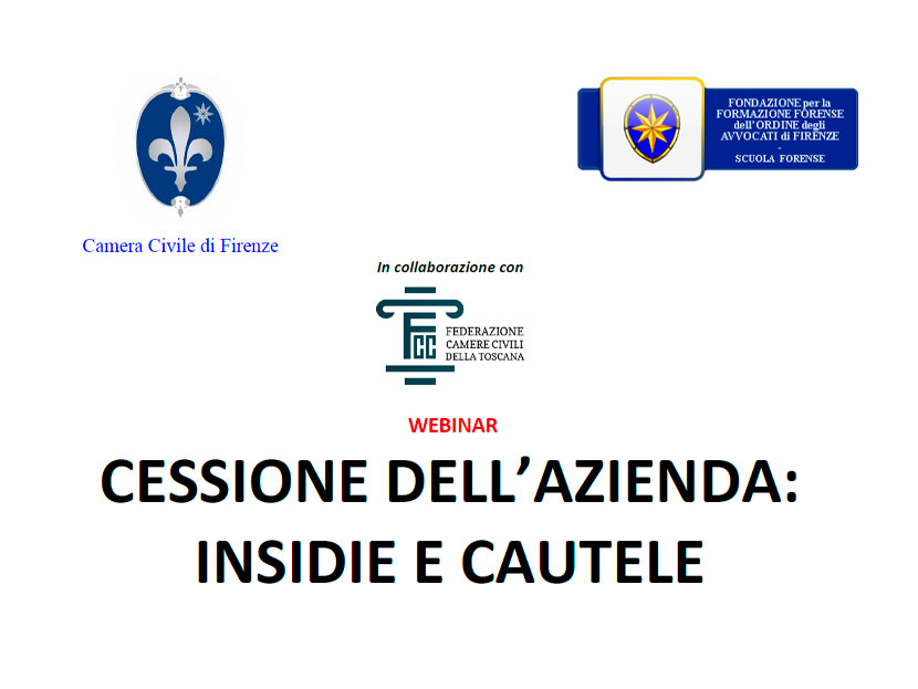 Webinar | Cessione dell’Azienda: insidie e cautele