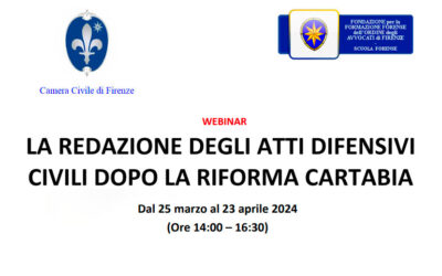 Laboratorio – La redazione degli atti difensivi civili dopo la Riforma Cartabia